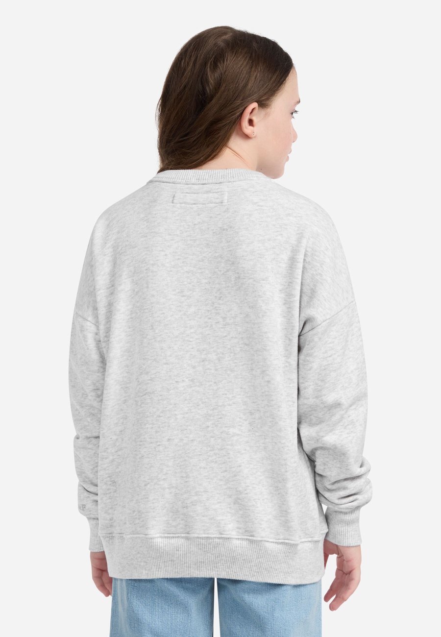 Толстовка Abercrombie & Fitch I HEART PARIS CREW, Light Grey Heather/Light Grey — фото 3