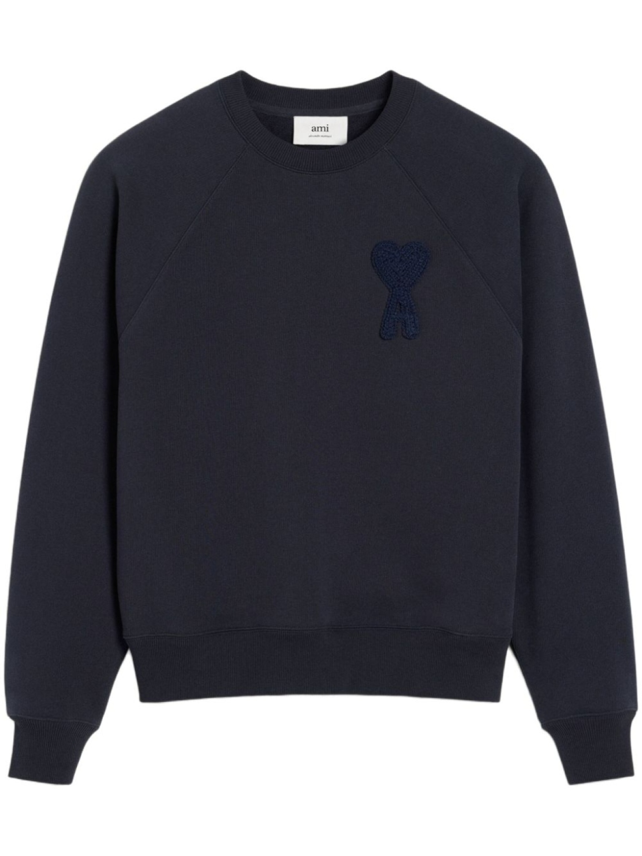 

AMI Paris толстовка с монограммой Ami de Coeur, синий