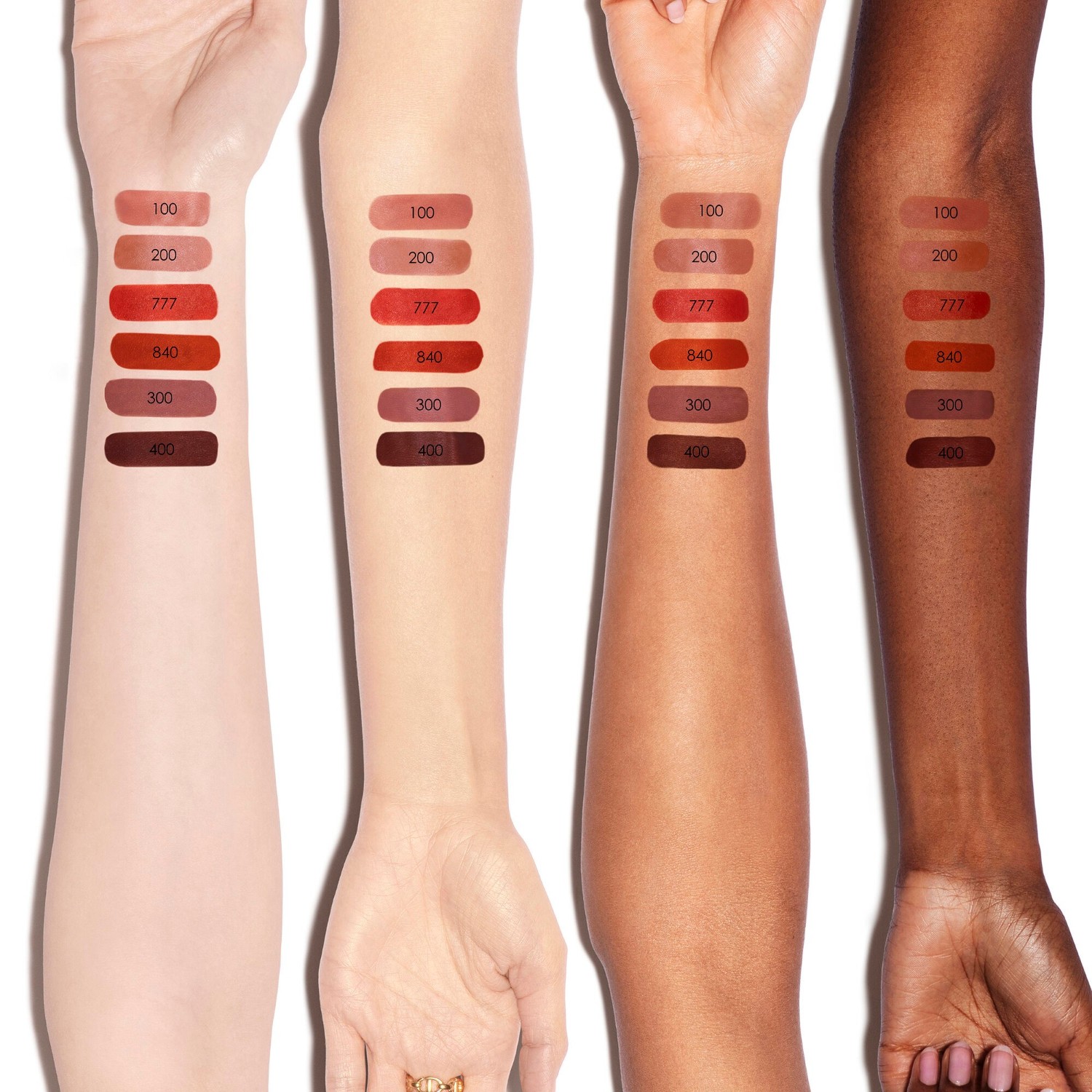 Помада для губ rouge dior velvet refill Dior, 400 - nude line, вес 3.5 гр. — фото 3