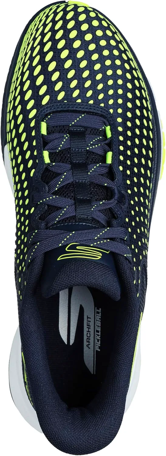 Мужские кроссовки Skechers Viper Court Elite, темно-синий/желтый — фото 3