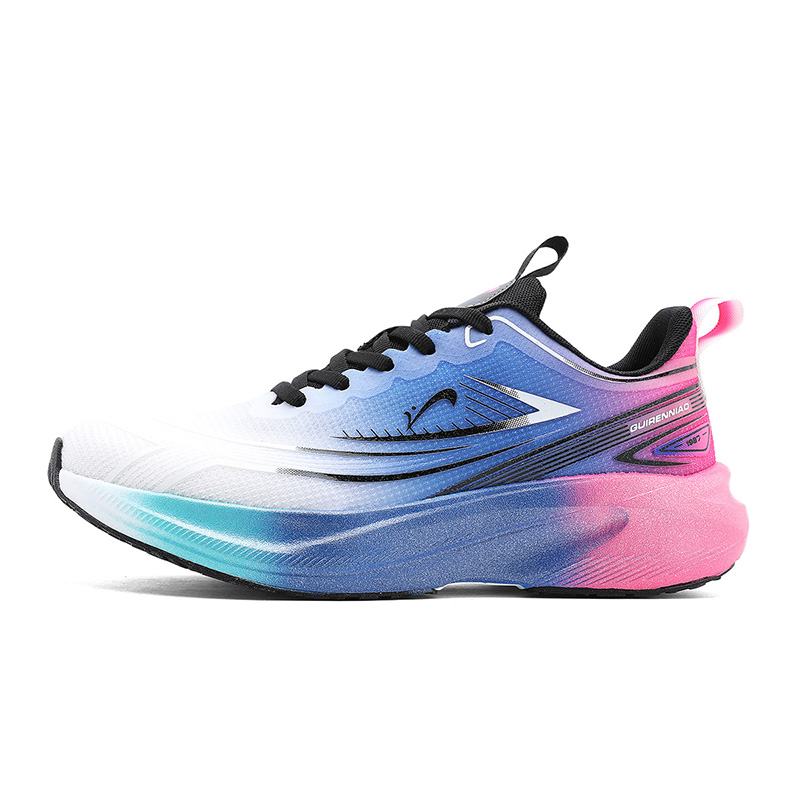 

K-bird Кроссовки K bird дышащие, легкие, нескользящие мужские низкие беговые в цвете белый/королевский синий/розовый красный, цвет White/Royal Blue/Rose Red