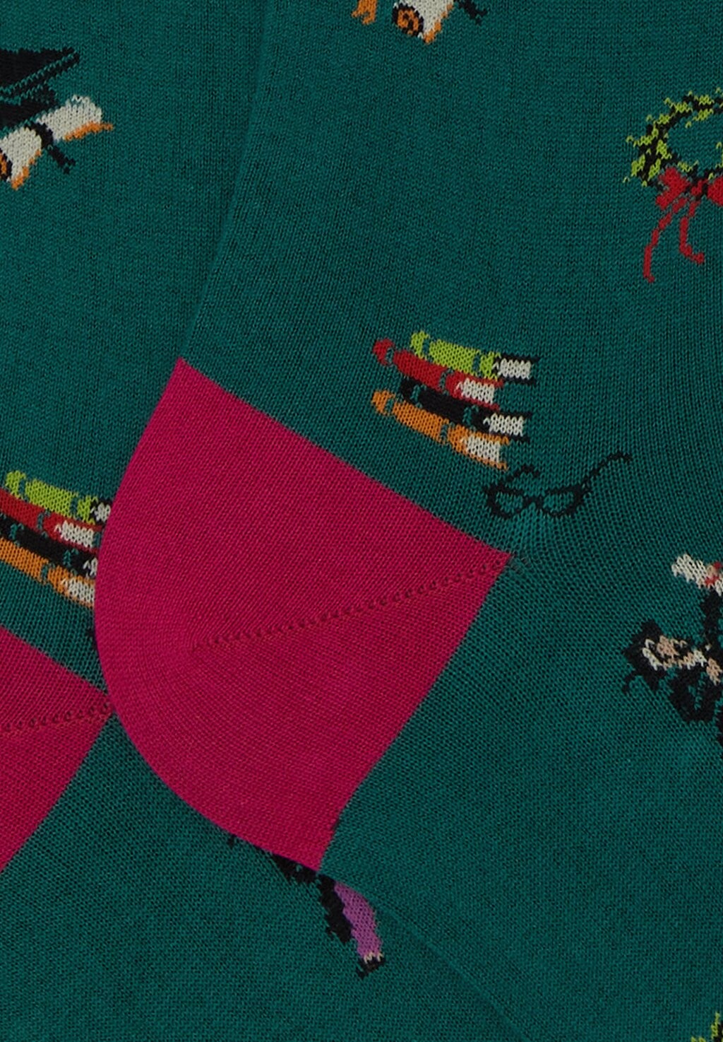 

Носки LONG WITH DEGREE MOTIF Gallo, зеленый