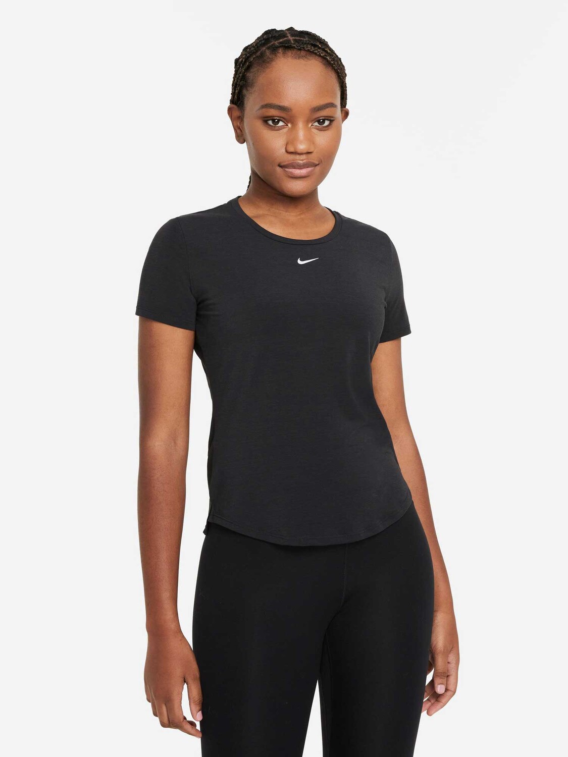 

Футболка Nike W NK ONE LUXE DF SS STD TOP, черный