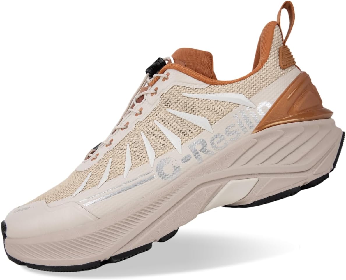 

Мужские кроссовки ONEMIX с максимальной амортизацией, быстрозастегивающимися шнурками для походов и прогулок, хаки