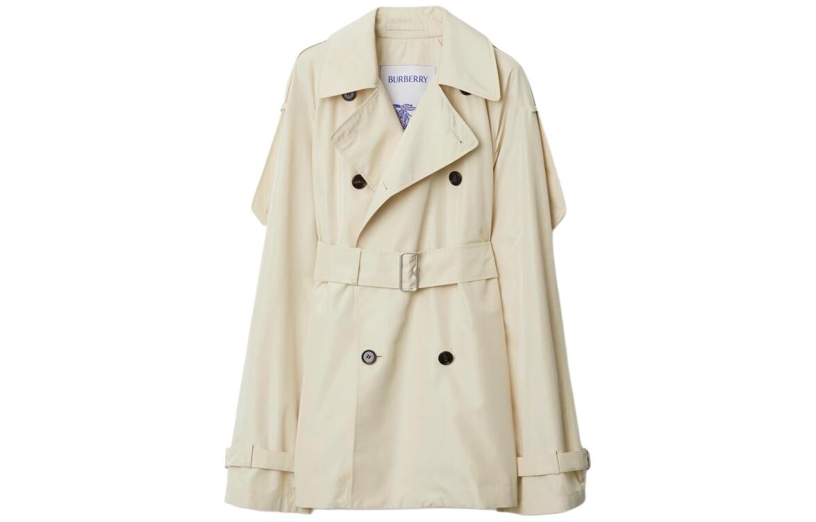 

Тренчкот женский однотонный белый Burberry