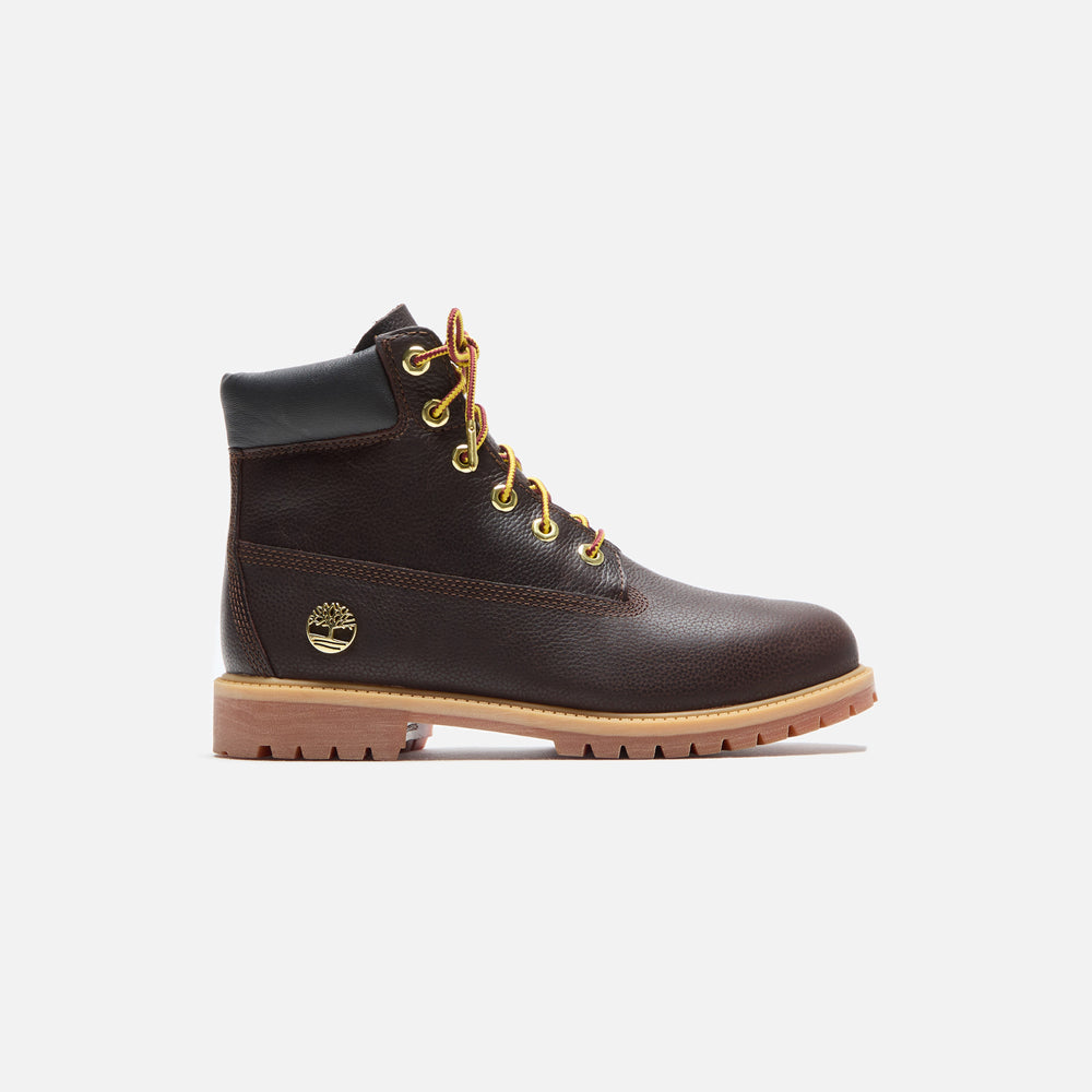

Ботинки Timberland Youth 6 Inch Lace Up Waterproof Boot, цвет Dark Brown