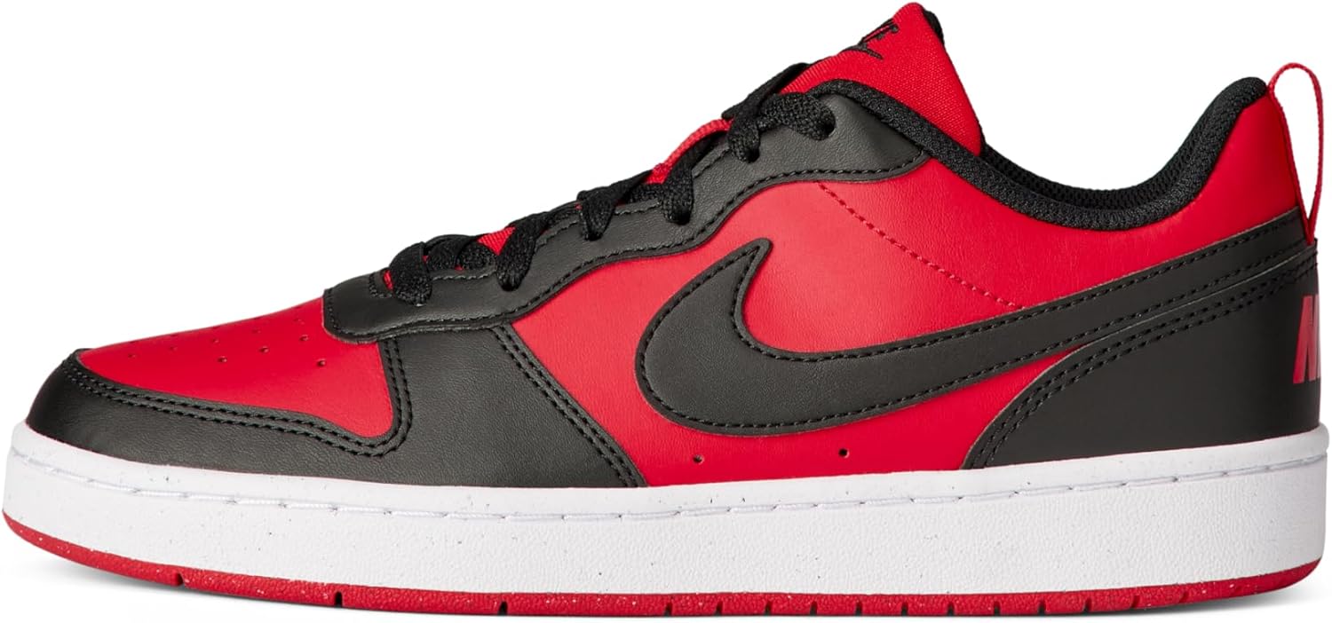 

Кроссовки Nike Kids' Court Borough Low Recraft, белый/черный/красный