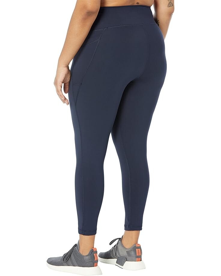 

Брюки Adidas Optime Stash Pocket High-Waisted 7/8 Tights, чернила