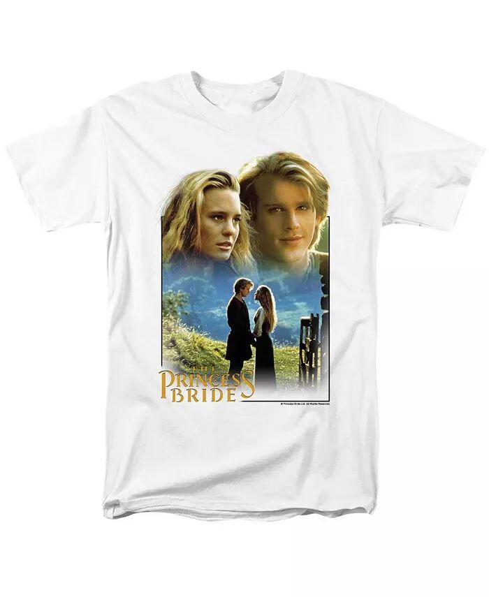 

Мужская футболка Buttercup & Westley с коротким рукавом для взрослых Princess Bride, белый