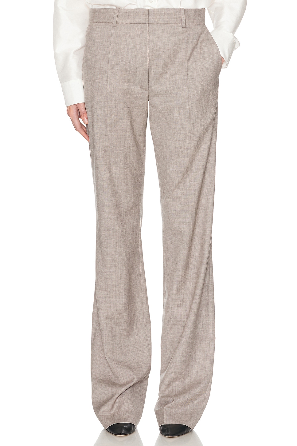 

Дайан Брюки женские The Row, цвет Beige Melange