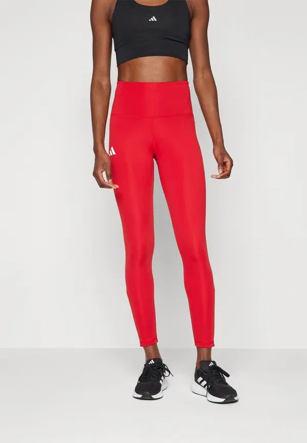 Трикотажные штаны для бега Adidas Performance, командный красный