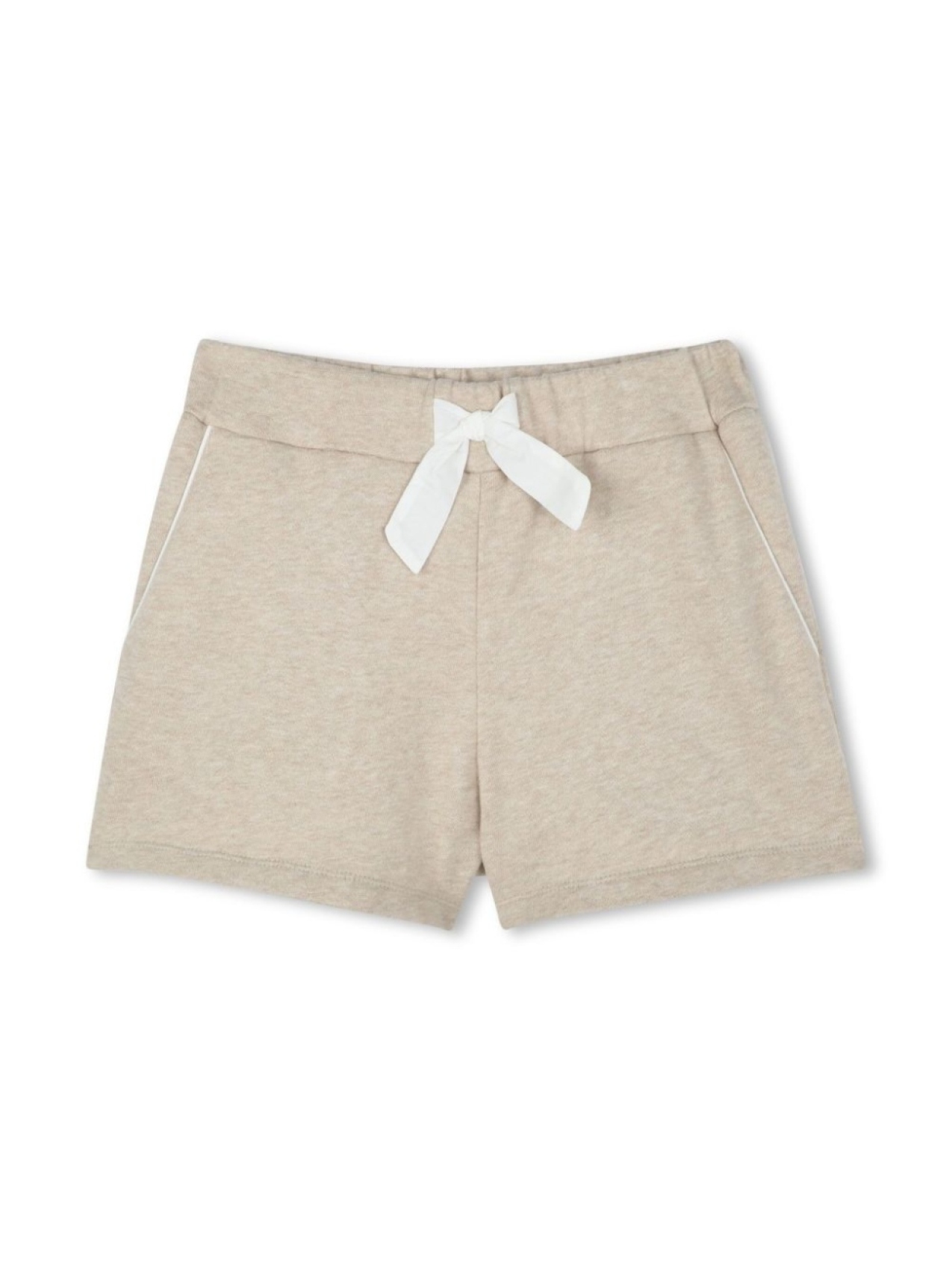 

Chloé Kids шорты с бантом, нейтральный цвет