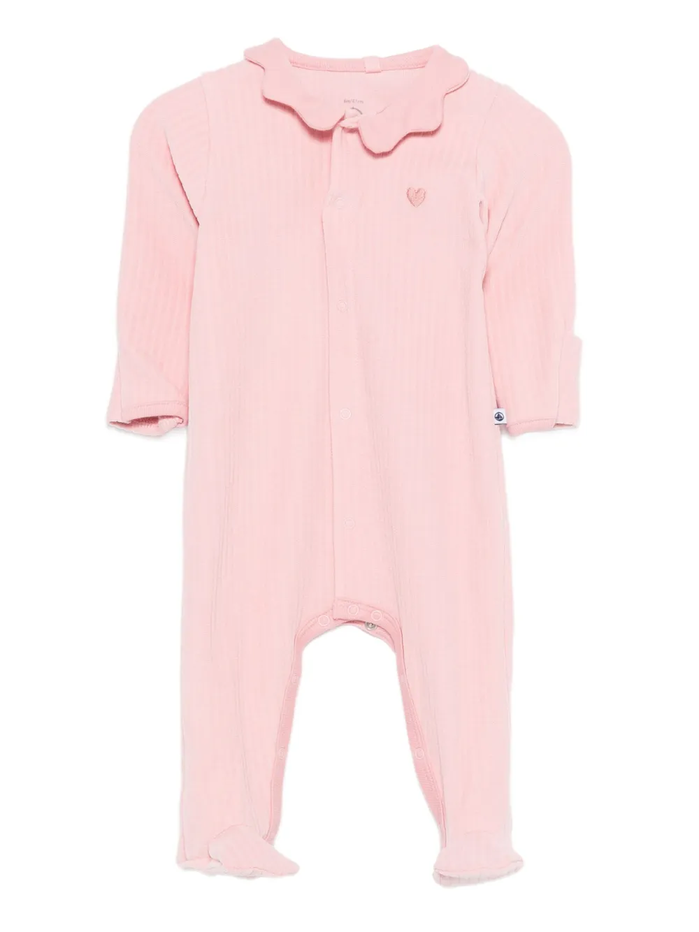 

Пижама в рубчик Petit Bateau, розовый