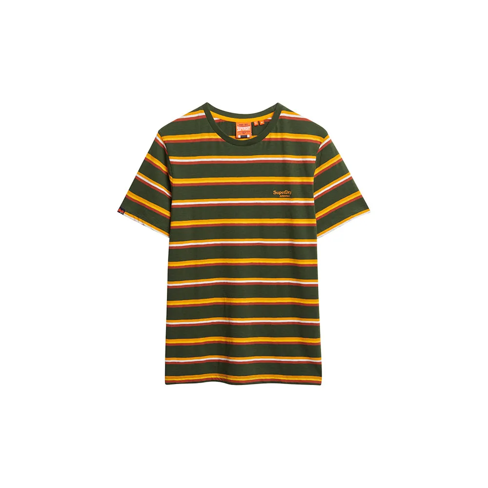 

Футболка с коротким рукавом Superdry Essential Stripe, зеленый