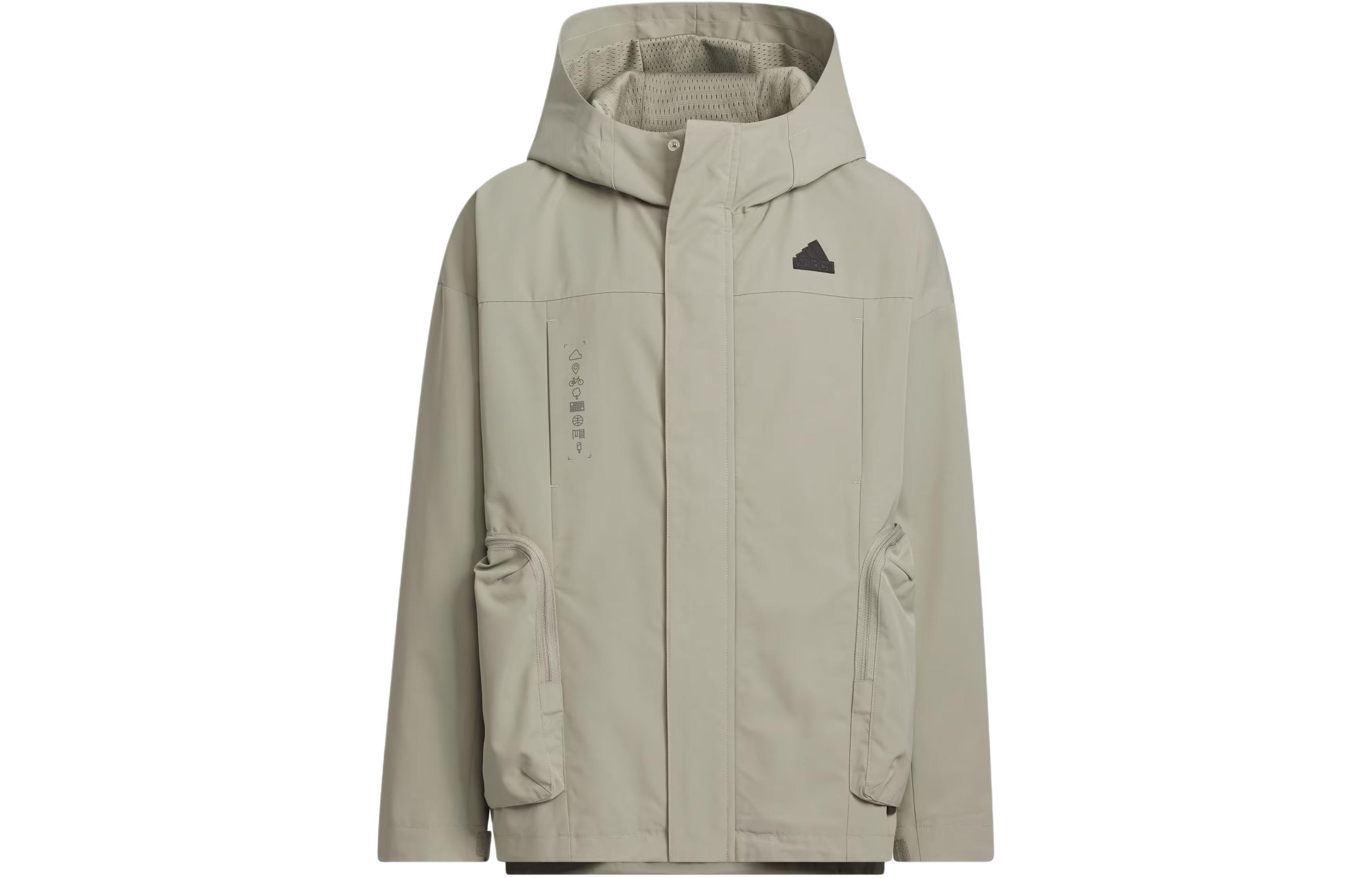 

Городская куртка Adidas City Escape, серебристо-серый