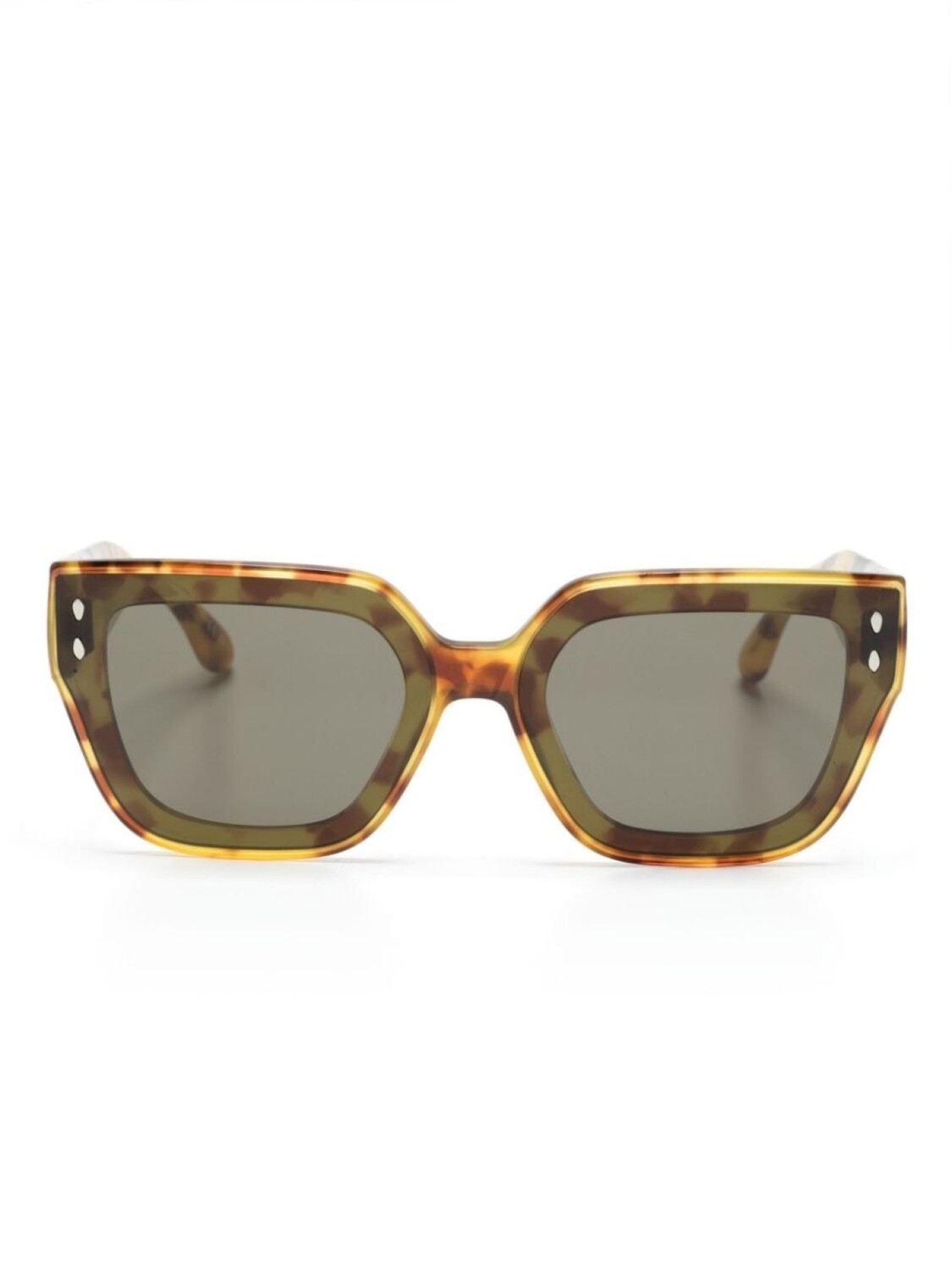 

Isabel Marant Eyewear солнцезащитные очки в квадратной оправе, желтый