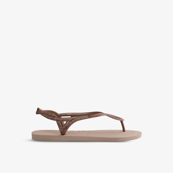 

Шлепанцы Luna premium ii из резины с блестками Havaianas, розовый