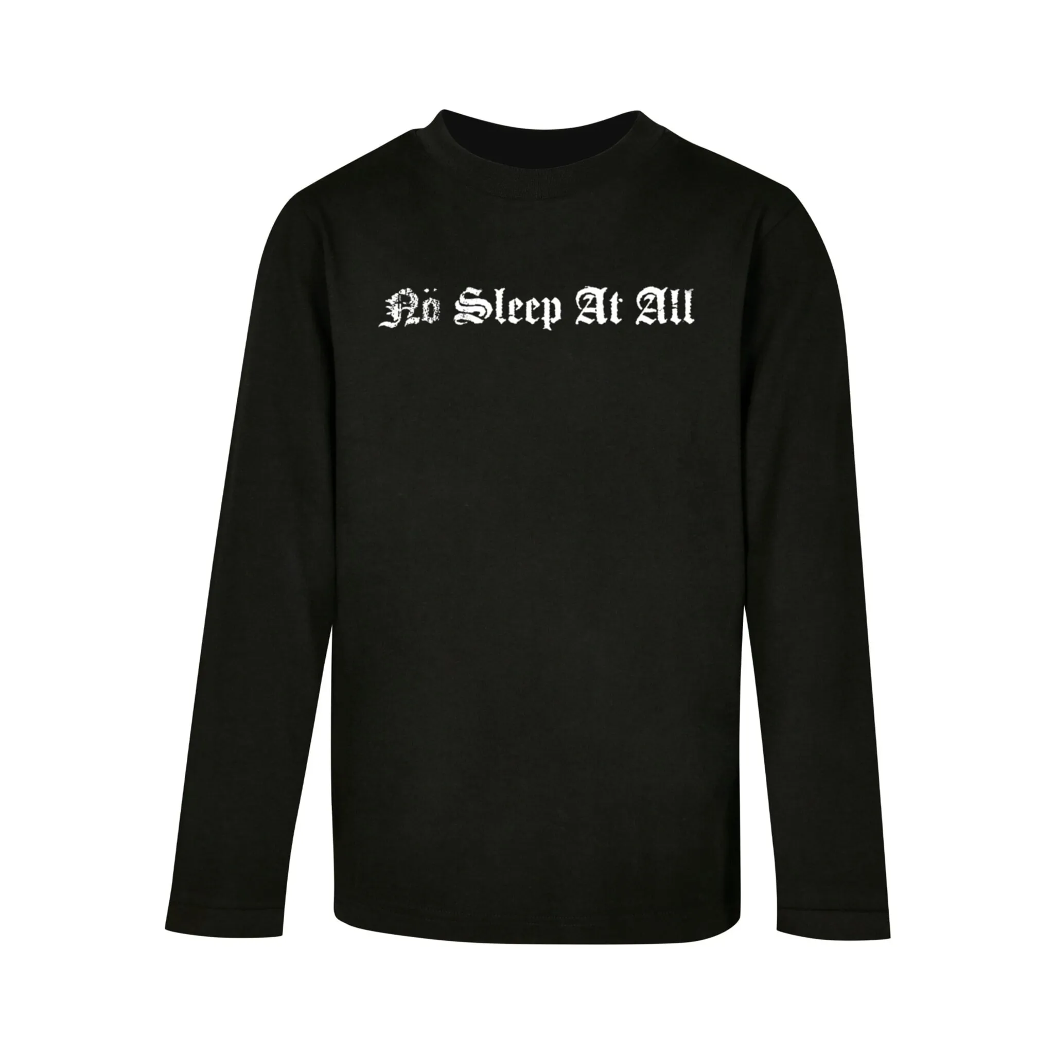 

Лонгслив с длинным рукавом «Merchcode Men's Kids Motorhead - No Sleep Text Longsleeve», черный