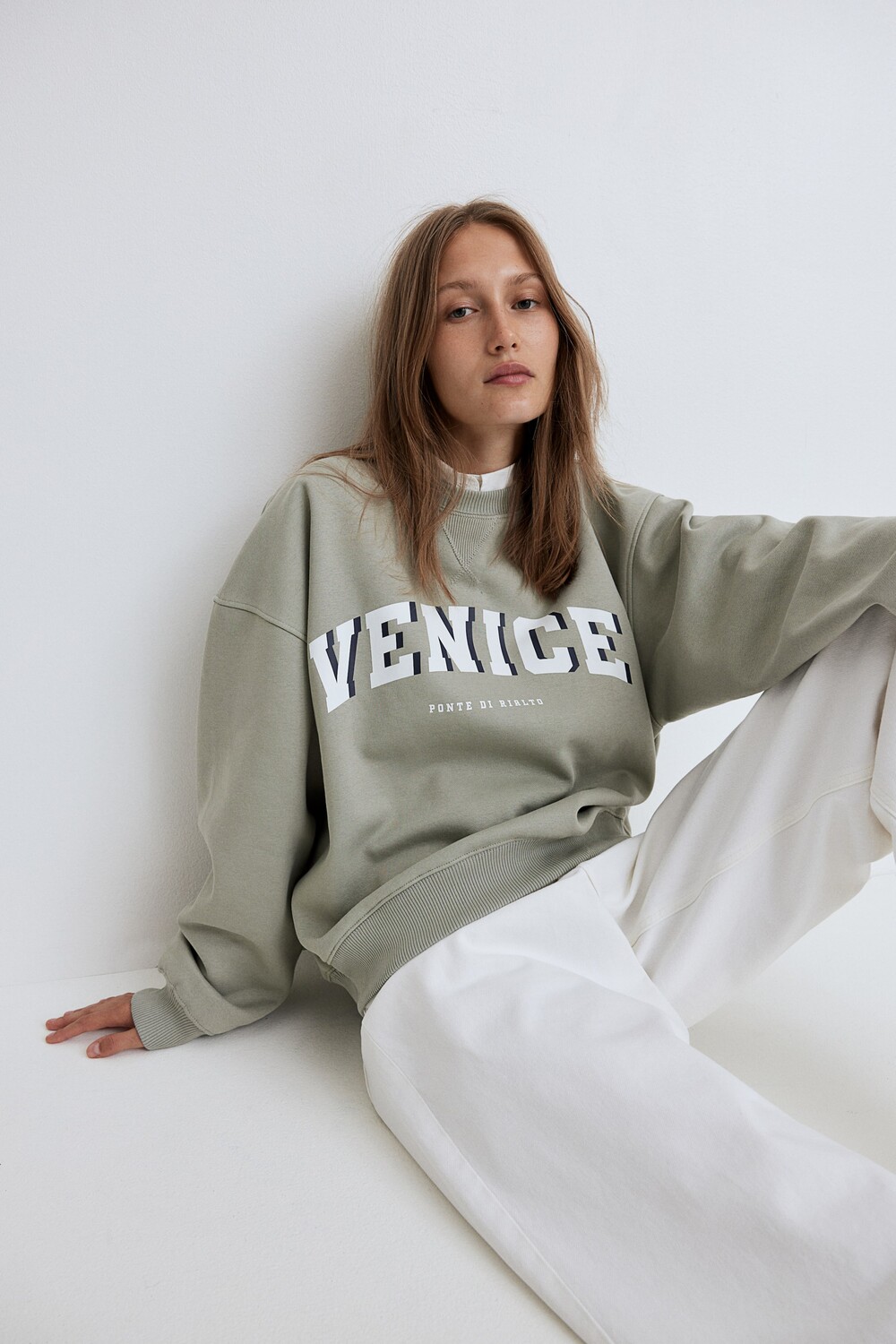 

Толстовка с мотивом H&M, зеленый
