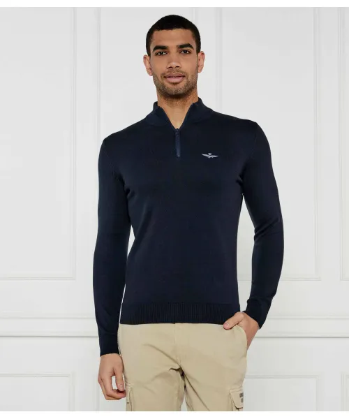 

Свитер Regular fit Aeronautica Militare, синий