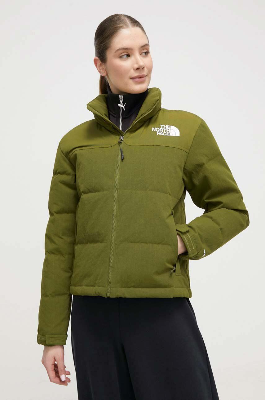 

Пуховик The North Face, зеленый