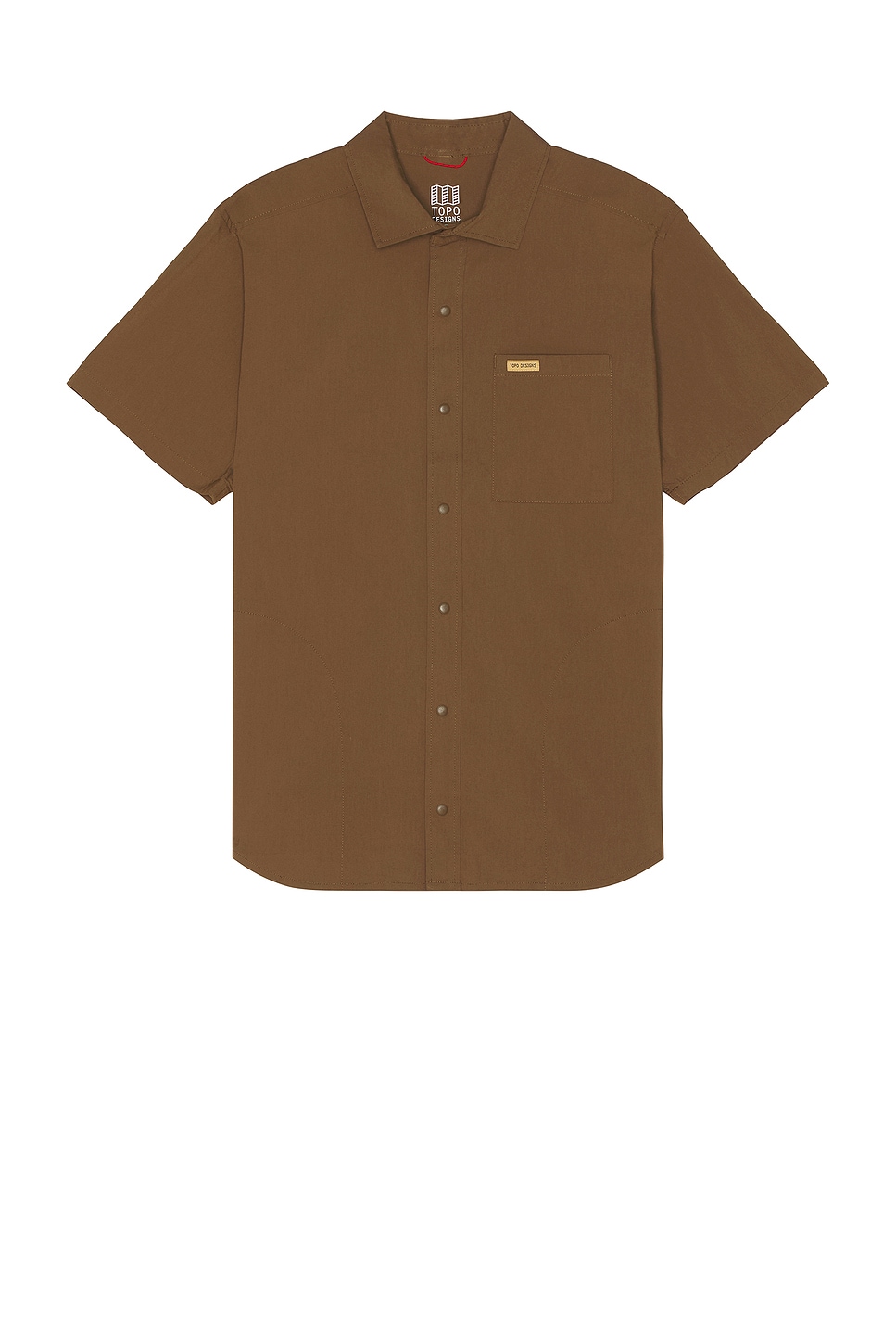 

Глобальная рубашка с коротким рукавом Topo Designs, цвет desert palm