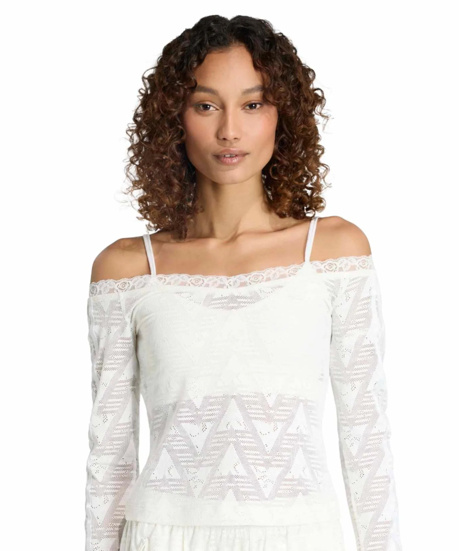 Женский топ adidas Lace Bardot Top KE3458