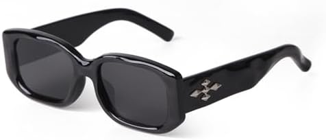 

Солнцезащитные очки прямоугольной формы 2027 года для женщин, с градиентными линзами и заклепками, солнцезащитные очки для мужчин и женщин с защитой от УФ-излучения UV400 MTZJH, C1