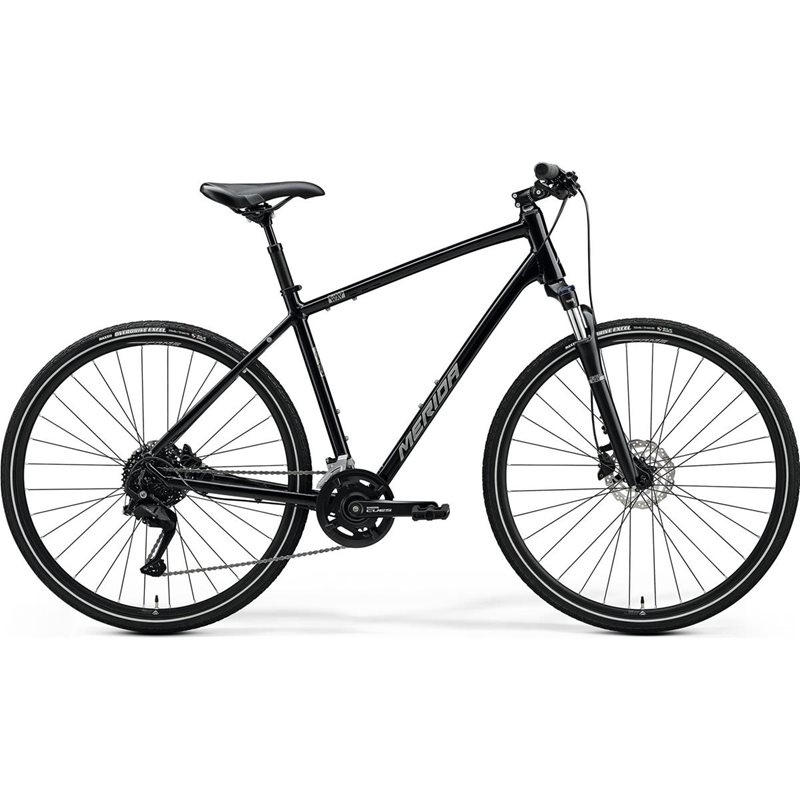 

Гибридный велосипед Merida Crossway 100, черный/серебристый