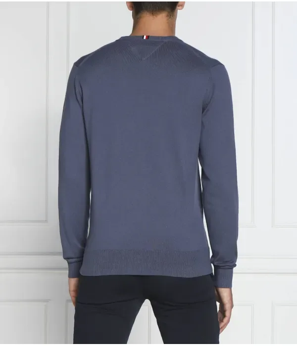 Свитер regular fit Tommy Hilfiger, индиго — фото 4