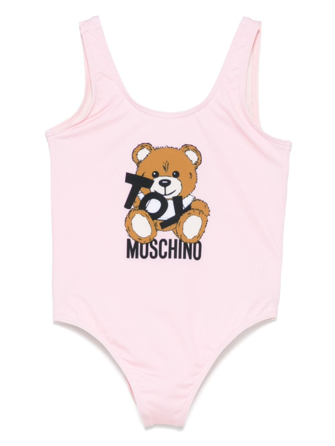 

Купальник с принтом Teddy Bear Moschino Kids, розовый