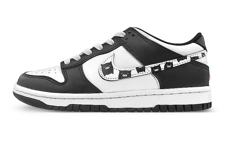 

Кроссовки Nike Dunk Skateboard Shoes Women's Low-Top White, Черный, Кроссовки Nike Dunk Skateboard Shoes Women's Low-Top White