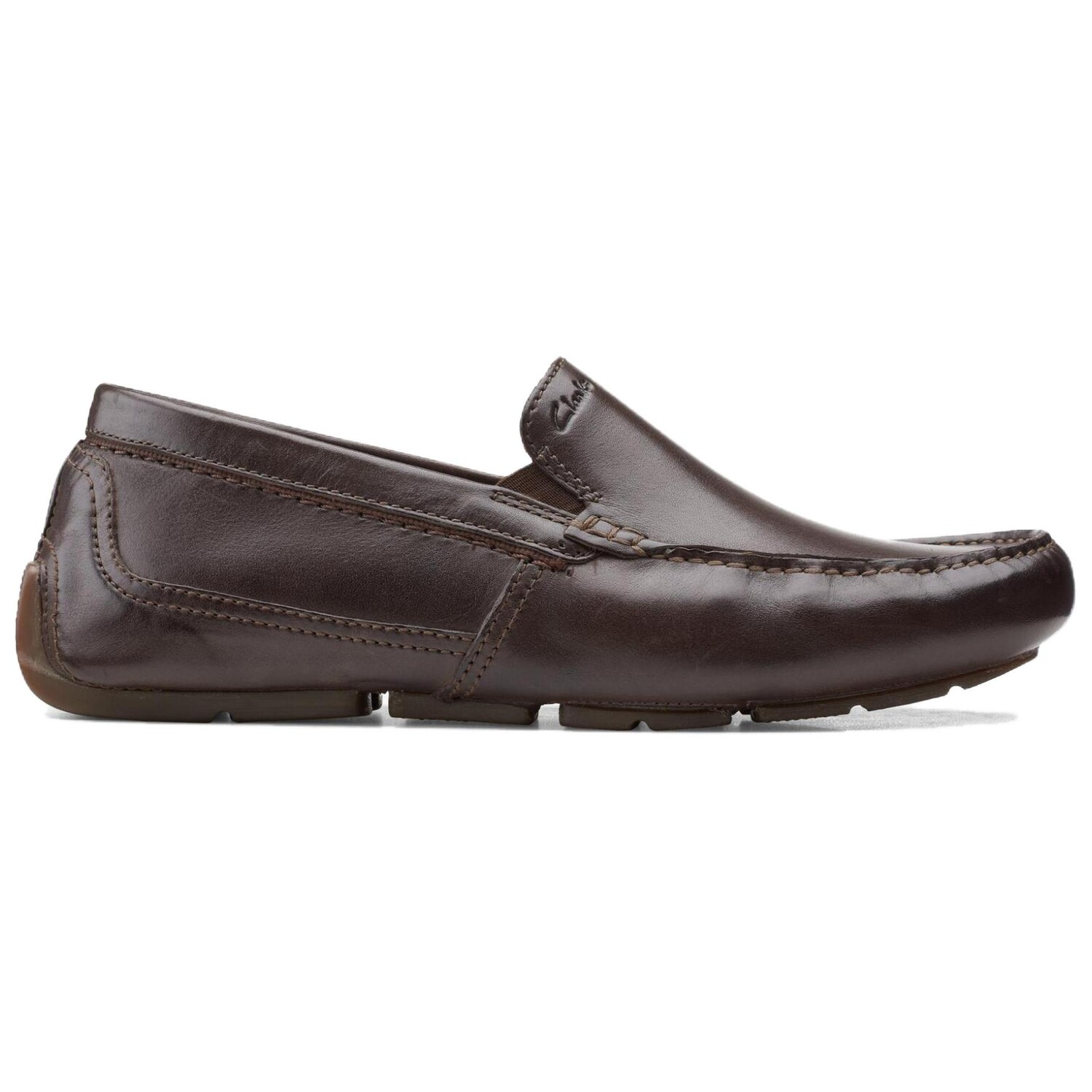 Мужские повседневные мужские низкие темно-коричневые Clarks — фото 2