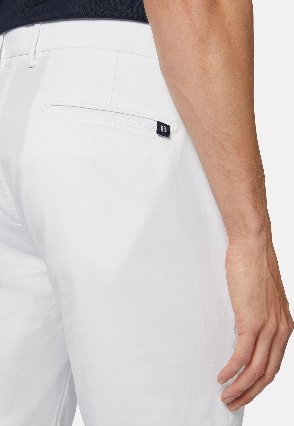 

Тканевые брюки STRETCH Boggi Milano, белый