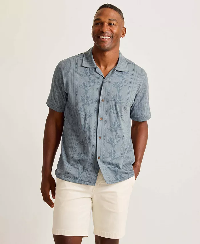 

Мужская рубашка Palm Fresco с пляжным бордюром Tommy Bahama, серый