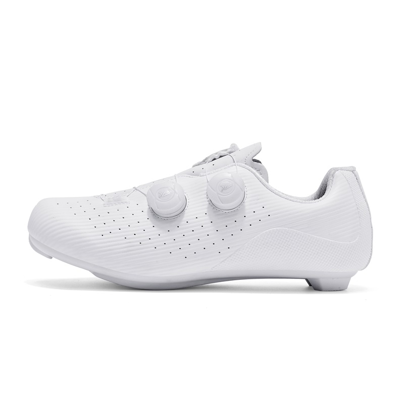 

Износостойкие дышащие низкие велотуфли мужские JYVME, White Highway Cleat Shoes