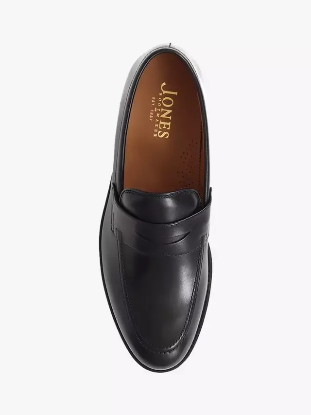 Кожаные лоферы Barcelona 2, черные Jones Bootmaker — фото 4