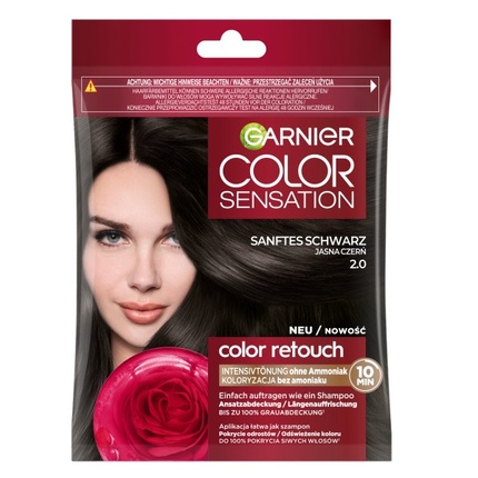 

Color Retouch Шампунь-краска для волос 2.0 Светло-черный Garnier