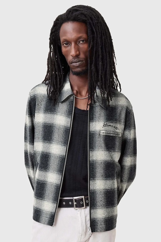 

Хлопковая куртка ELLIS Allsaints, черный