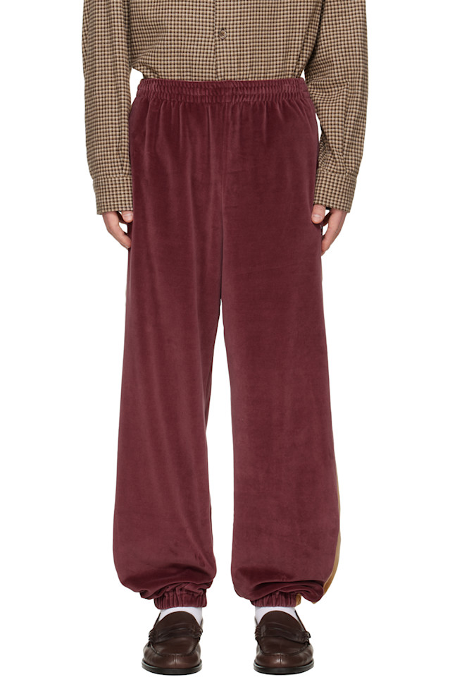 

Needles Бордовые спортивные штаны для боковой линии поля