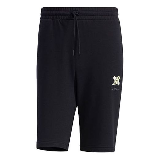 

Шорты neo m ss may short1 printing casual sports shorts black Adidas, черный