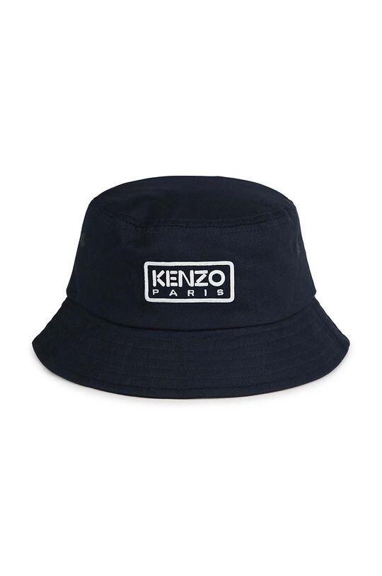 

Kenzo kids Хлопковая детская шапка, синий