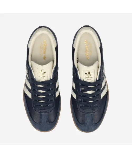 Мужские и женские кроссовки Adidas Samba OG тёмно-синие — фото 2