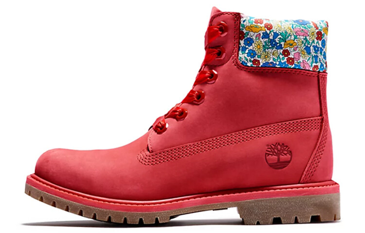 Ботинки женские для активного отдыха, красные Timberland
