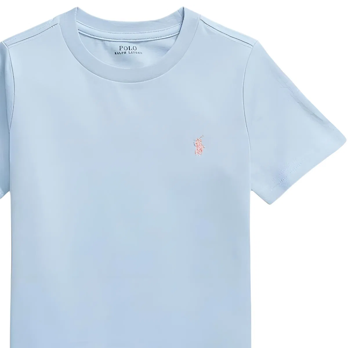 Футболка хлопковая Polo Ralph Lauren Classic Version синяя — фото 4