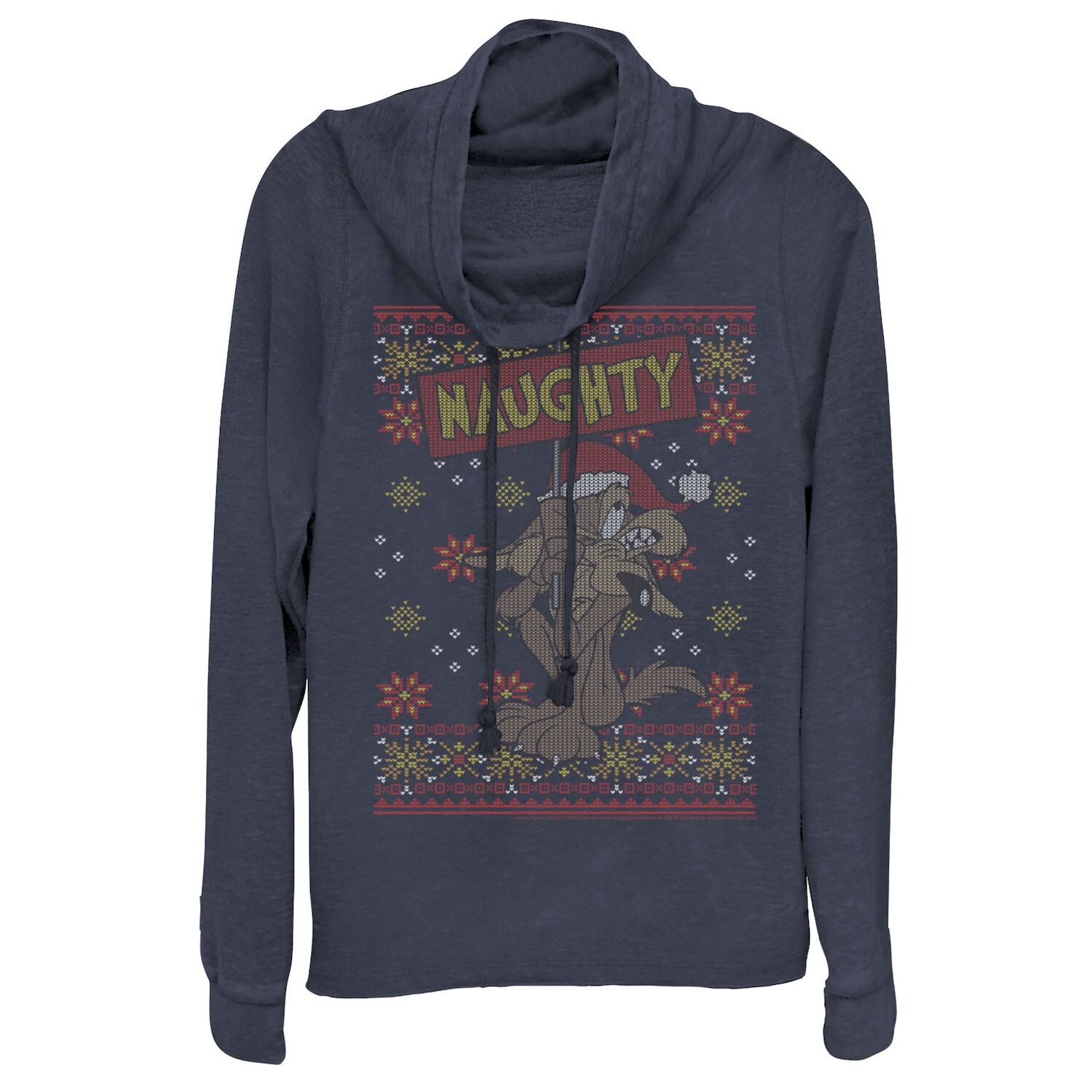 

Рождественский свитшот с капюшоном Looney Tunes для юниоров Wile E. Coyote Naughty Licensed Character