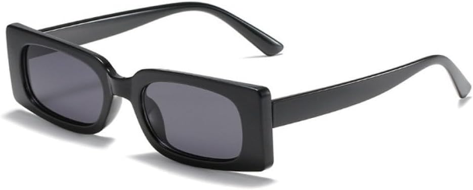 

Солнцезащитные очки прямоугольной формы для женщин в стиле ретро, ​​гелевые, цветные, с защитой от УФ-излучения UV400, винтажные солнцезащитные очки для мужчин LANGSER, Black