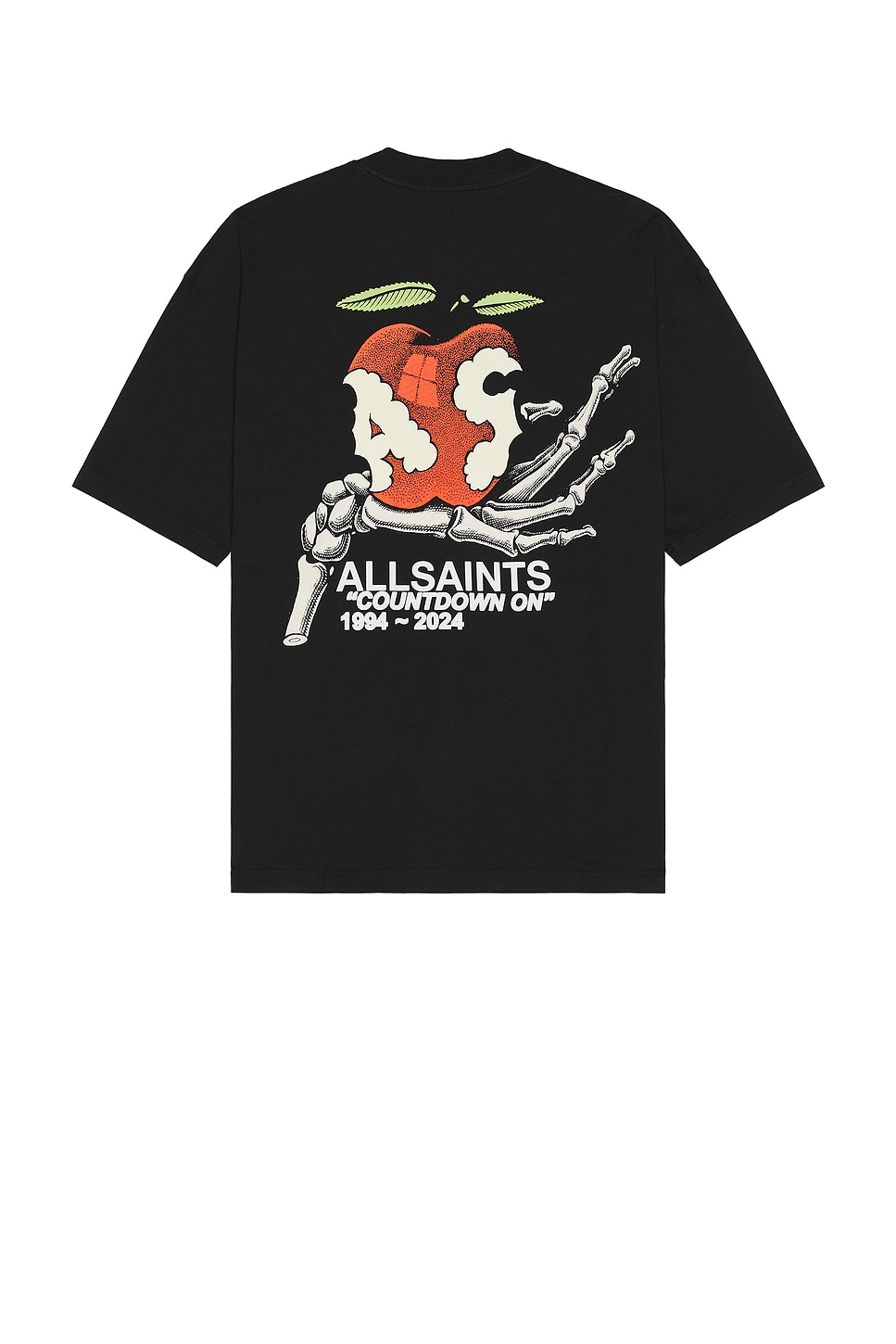 

Футболка с коротким рукавом tempter Allsaints, черный