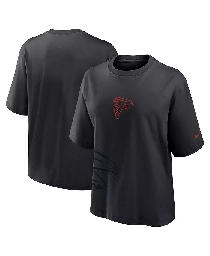 

Женская черная свободная футболка Atlanta Falcons Nike