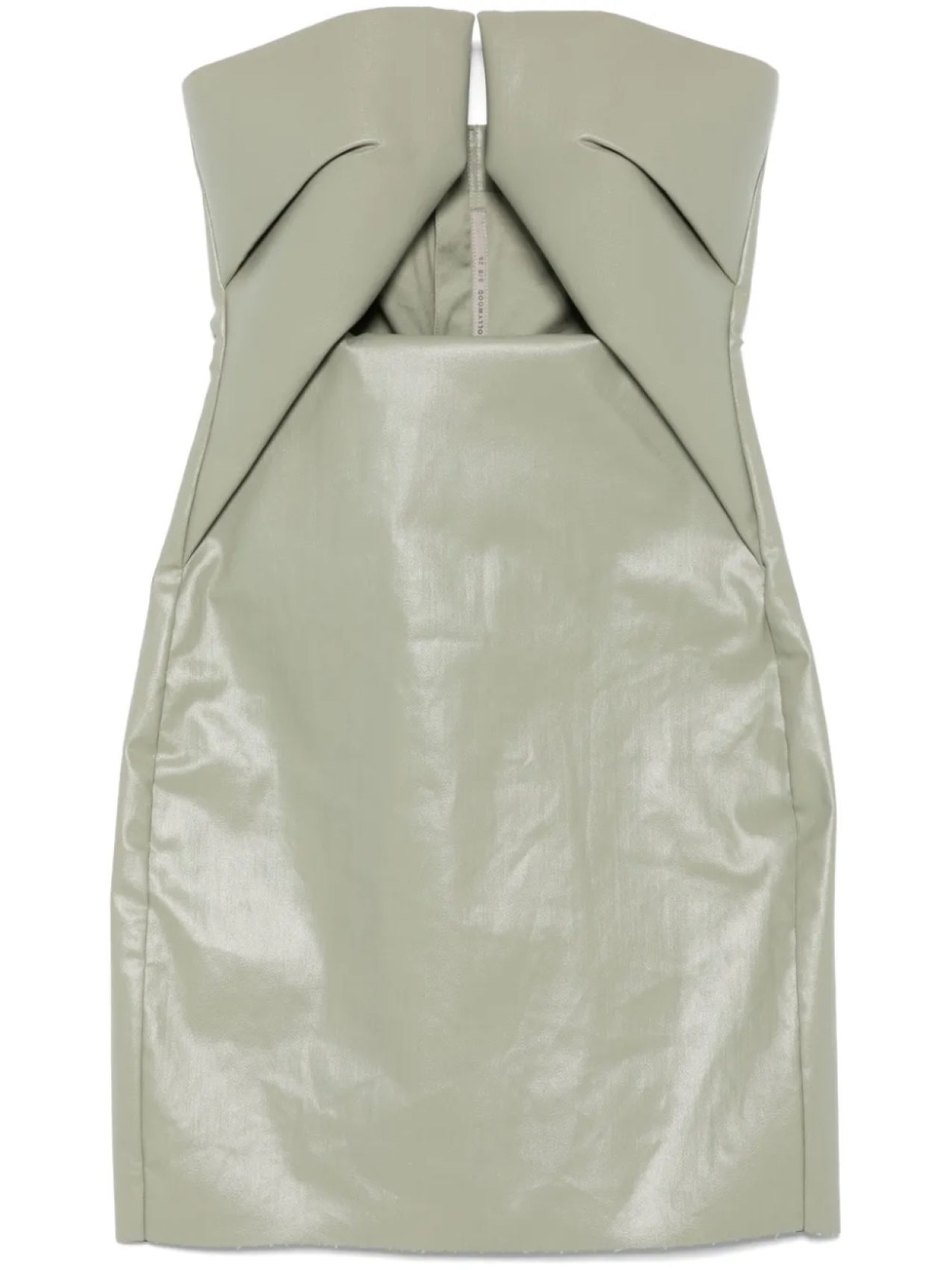 

Rick Owens платье мини Prong, зеленый